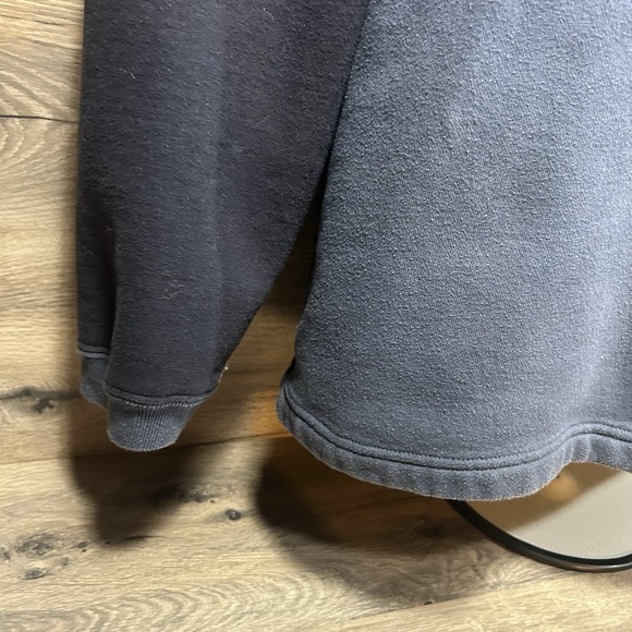 VTG ROOTS ATHLETICS Navy 1/4 zip pullover sweatshirt Men's XXL - Picture 4 of 8